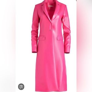 Alice and Olivia Macey Vegan Leather Jacket